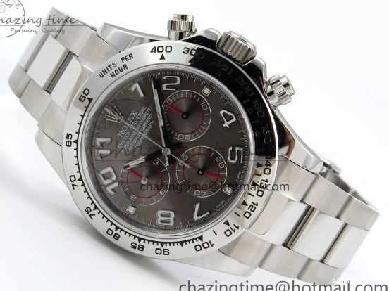 0209 Daytona 116509 QF 1:1 Best Edition Gray Numeral Dial on SS Bracelet SH4130 V3 (Gain Weight) MoistureWicking 1618